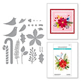 SPELLBINDERS:  Christmas Bird Poinsettia | Die