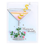 SPELLBINDERS:  Cheers Sentiments | Press + Hot Foil Plate & Die