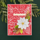 SPELLBINDERS:  Christmas Bird Poinsettia | Die