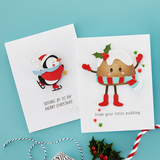 SPELLBINDERS:  Dancin' Christmas Sentiments | Stamp