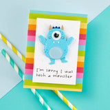 SPELLBINDERS:  Monster Birthday Sentiments | Stamp