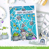 LAWN FAWN: Sweet Spiders | Stamp, Coloring Stencil, & Die Bundle