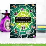 LAWN FAWN: Sweet Spiders Add-On | Stamp, Coloring Stencils & Die Bundle