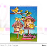 PRETTY PINK POSH:  Spring Birdhouses | Die Set