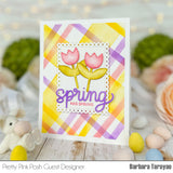 PRETTY PINK POSH: Spring Script | Die