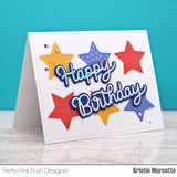 PRETTY PINK POSH: Happy Birthday Script | Hot Foil Plate