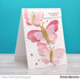 PRETTY PINK POSH: Stitched Butterflies | Die