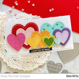 PRETTY PINK POSH: Stitched Hearts | Die