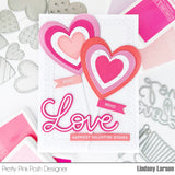 PRETTY PINK POSH: Stitched Hearts | Die