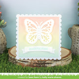 LAWN FAWN: Ta-da!  Diorama!  Butterfly Window Add-On  | Lawn Cuts Die