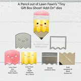 LAWN FAWN: Tiny Gift Box Ghost Add-on | Lawn Cuts Die