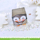 LAWN FAWN: Tiny Gift Box Owl & Penguin Add-on | Lawn Cuts Die