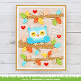 LAWN FAWN: Tiny Gift Box Owl & Penguin Add-on | Lawn Cuts Die