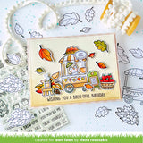 LAWN FAWN: Treat Cart Add-On | Coffee | Stamp, Coloring Stencil & Die Bundle