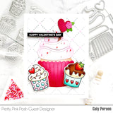 PRETTY PINK POSH:  Heart Lattice | Layered Stencil 2PK