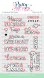 PRETTY PINK POSH: Valentine Greetings | Stamp & Die Bundle