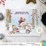 MAMA ELEPHANT: Build a Snowman | Stamp and Creative Cuts Bundle