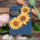 WAFFLE FLOWER: Inside Sentiments Thanks 2 | Stamp