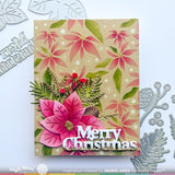 WAFFLE FLOWER: Merry Christmas Print | Die