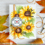 WAFFLE FLOWER: Sunflower Cluster | Combo Die & Stencil