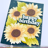 WAFFLE FLOWER: Sunflower Cluster | Combo Die & Stencil