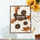 WAFFLE FLOWER: Sunflower Cluster | Combo Die & Stencil