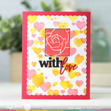 WAFFLE FLOWER:  Print and Script With Love | Die