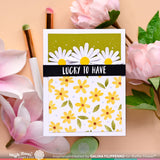 WAFFLE FLOWER: Daisy Background Duo | Stencil