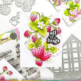 WAFFLE FLOWER: Sweet Lattice Sentiments | Combo Stamp & Die