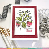 WAFFLE FLOWER: Sweet Strawberry | Combo Stamp & Die