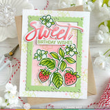 WAFFLE FLOWER: Sweet Strawberry | Combo Stamp & Die