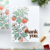 WAFFLE FLOWER: Sweet Strawberry | Combo Stamp & Die