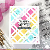 WAFFLE FLOWER: Sweet Lattice Sentiments | Combo Stamp & Die