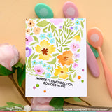 WAFFLE FLOWER: Wild Flowers | Stencil 4 PK