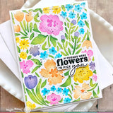 WAFFLE FLOWER: Wild Flowers | Stencil 4 PK