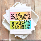 WAFFLE FLOWER: Wild Flower Silhouettes | Stamp