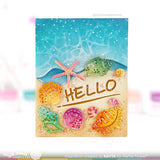 WAFFLE FLOWER: Beach Days Greetings | Stamp