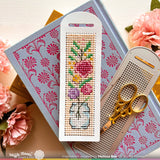 WAFFLE FLOWER: Stitchable Round Bookmark | Die