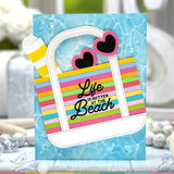 WAFFLE FLOWER: Beach Tote | Combo Stamp & Die