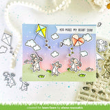 LAWN FAWN: Whoosh, Kites | Stamp & Lawn Cuts Die Bundle