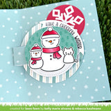 LAWN FAWN: Frosty Family | Stamp, Color Stencil, & Die Bundle