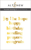 ALTENEW: Versatile Greetings 2 | Hot Foil Plate