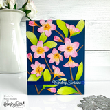 HONEY BEE STAMPS: Bold Backgrounds | Plumeria | Honey Cuts