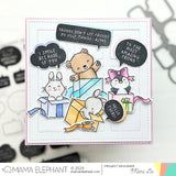 MAMA ELEPHANT:  Simple Friends Bubbles | Stamp and Creative Cuts Bundle