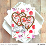 PRETTY PINK POSH: Double Heart Shaker | Die