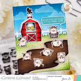 MAMA ELEPHANT: Little Pig Agenda | Stamp