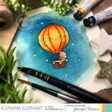 MAMA ELEPHANT:  Hot Air Balloon | Stamp and Creative Cuts Bundle (S)