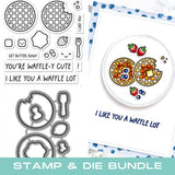 LAWN FAWN: A Waffle Lot | Stamp & Lawn Cuts Die Bundle