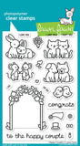 LAWN FAWN: Happy Couples | Stamp & Lawn Cuts Die Bundle