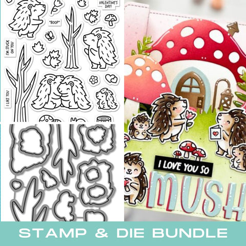 LAWN FAWN: Porcu-pine For You | Stamp & Lawn Cuts Die Bundle